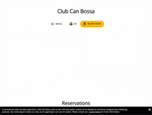 Tablet Screenshot of hotelcanbossa.com